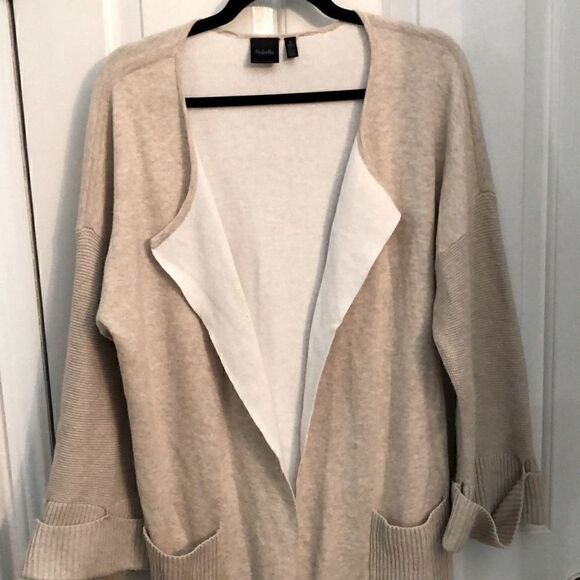 Women’s Rafaella long open front cardigan. - Picture 2 of 7